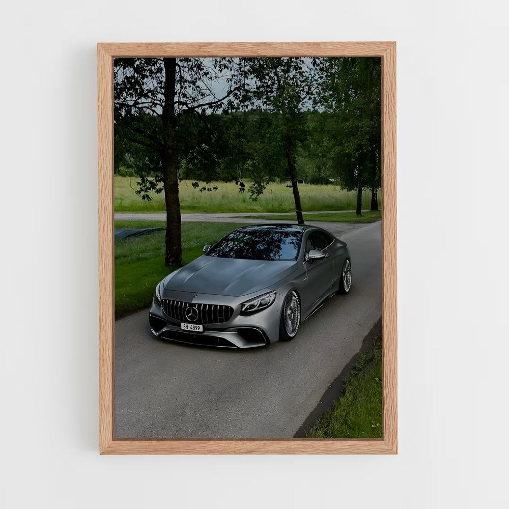Poster Route de l'Aigle – affiche Mercedes (vue 4)
